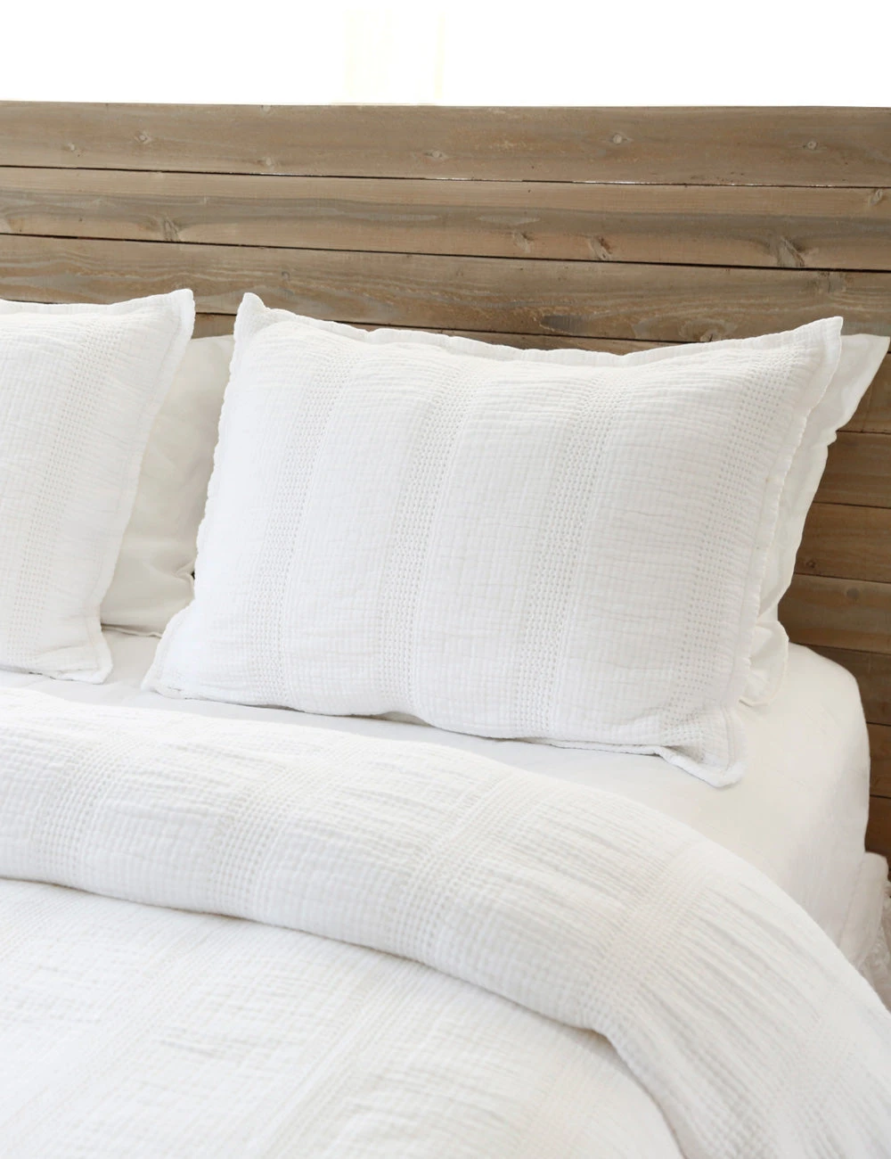 OjaiCoverlet_WhiteNEW_9d6e7ddb-a09c-40ac-9da5-a98d985cb427.jpg Lulu And Georgia Pom Pom At Home Nantucket Matelassé Sham Bed + Bath