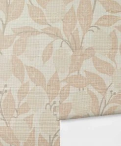 Lulu And Georgia Muted Pastels Lemons Grasscloth Wallpaper By Nathan Turner