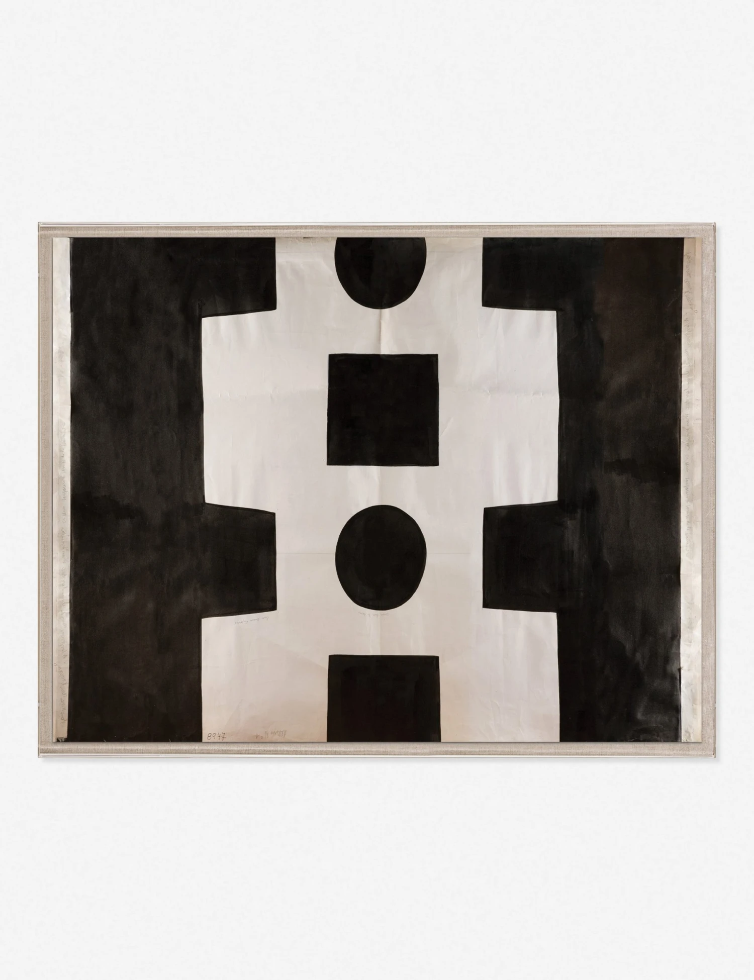 PM-BWabstract-42x54-ac.jpg Lulu And Georgia 'Black & White Abstract' Print By Paule Marrot Walls