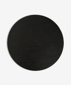 Lulu And Georgia Pentwater Round Side Table By Sarah Sherman Samuel, Black