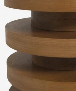 Lulu And Georgia Pentwater Round Side Table By Sarah Sherman Samuel, Natural