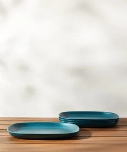 Lulu And Georgia Pia Bamboo Dinner Plate (Set Of 4) Outdoor Collection