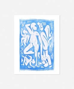 Lulu And Georgia 'Picnic' Print By Adrian Brandon Walls