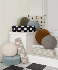 Lulu And Georgia Bouclé Ball Pillow By Sarah Sherman Samuel