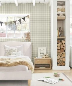 Lulu And Georgia Rylee + Cru Gingham Wallpaper