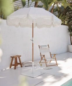 Lulu And Georgia Premium Beach Umbrella By Business & Pleasure Co. Outdoor Collection