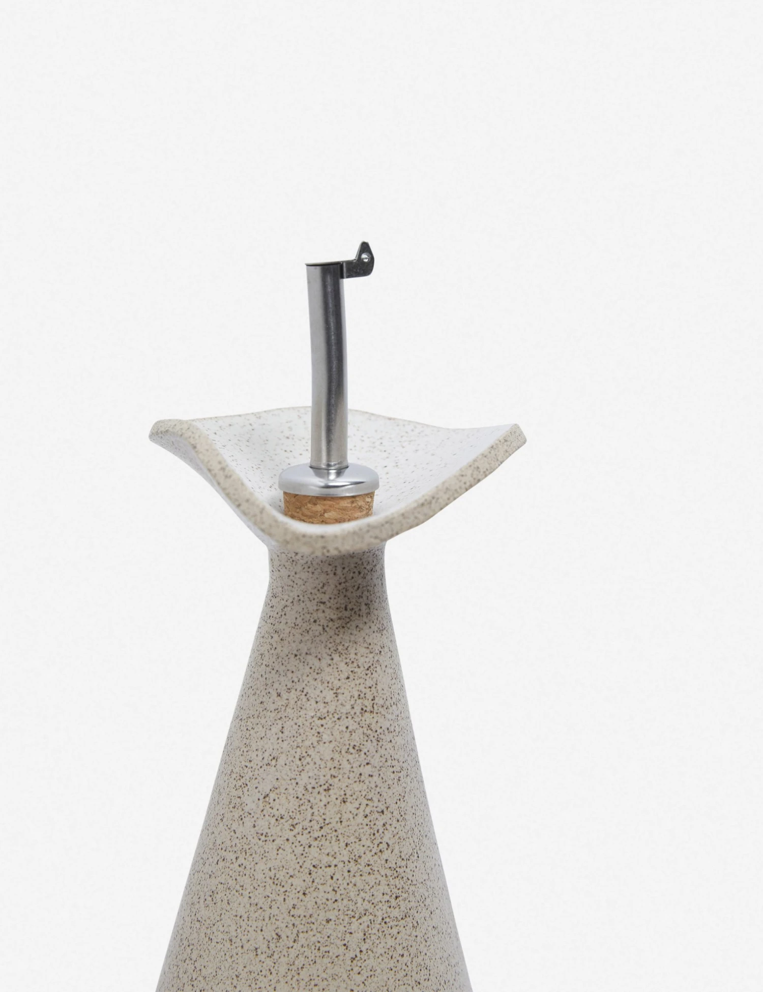 SINCeramicsFloraOilCruet_4026.jpg Lulu And Georgia Flora Oil Cruet By SIN Curved + Rounded