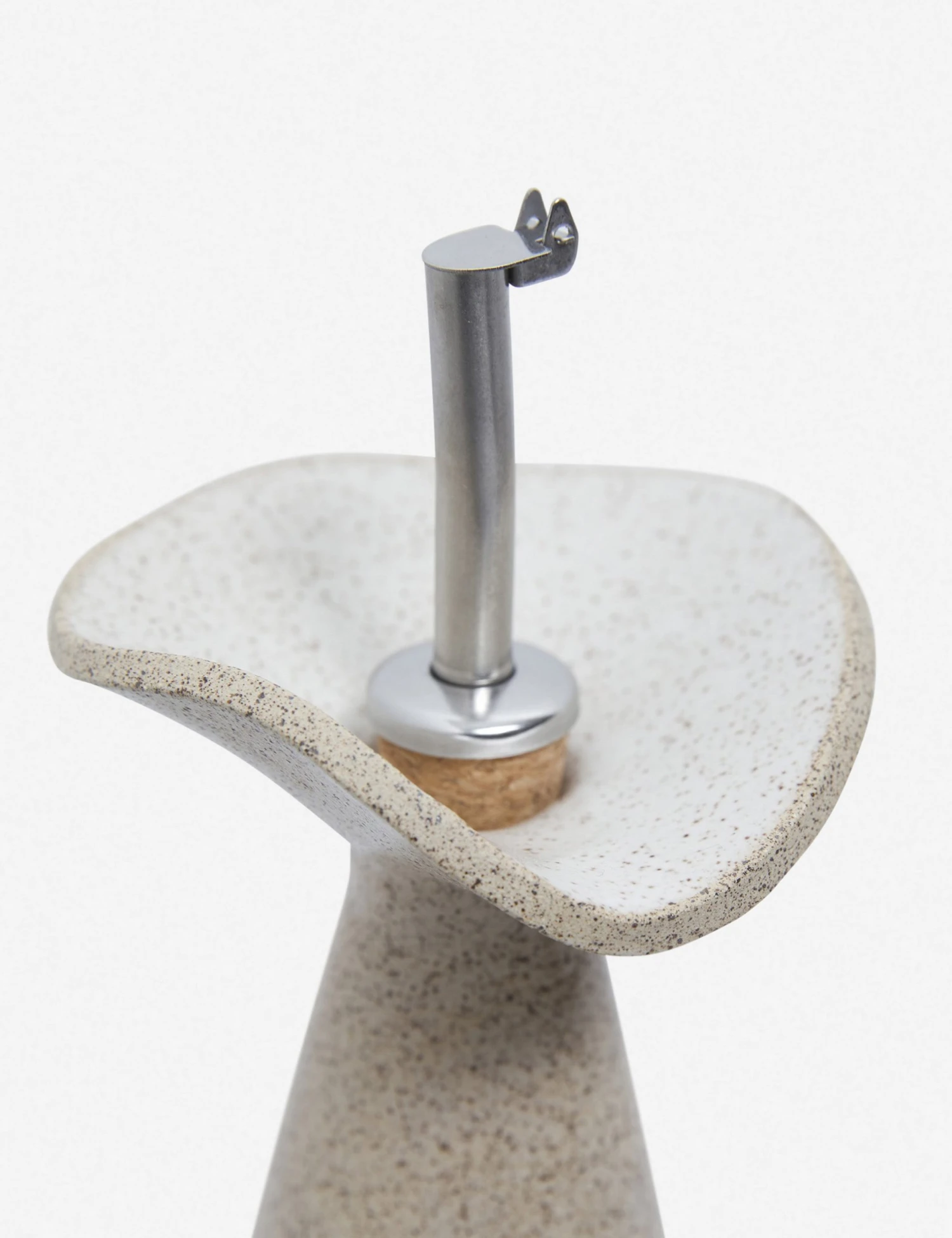 SINCeramicsFloraOilCruet_4029.jpg Lulu And Georgia Flora Oil Cruet By SIN Curved + Rounded