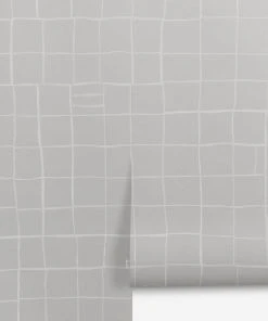 Lulu And Georgia Sarah Sherman Samuel Collection Irregular Grid Wallpaper By Sarah Sherman Samuel