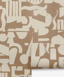 Lulu And Georgia Organic Shapes Wallpaper By Sarah Sherman Samuel