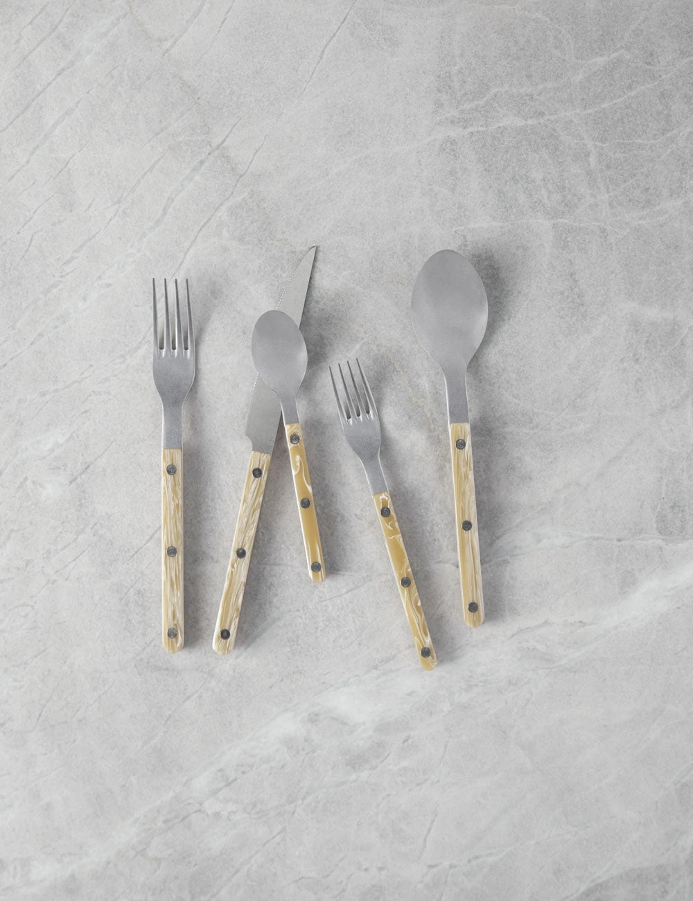 SabreBistrotFlatware5-PieceSet_Teak_4790.jpg Lulu And Georgia Spring Collection Sabre Bistrot Flatware 5-Piece Set