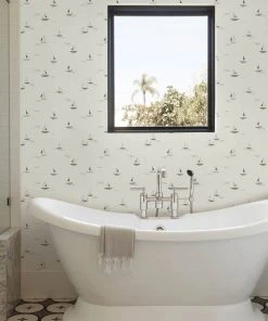 Lulu And Georgia Rylee + Cru Sailboat Wallpaper