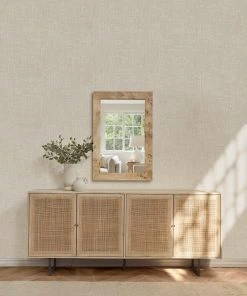 Lulu And Georgia Bree Burl Wood Mirror