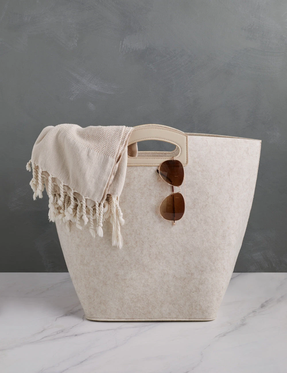 SortJoyTheHandleBin_Stone_Setof2_-4696-SITECROP.jpg Lulu And Georgia SortJoy The Handle Bin (Set Of 2) Décor