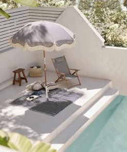 Lulu And Georgia Premium Beach Umbrella By Business & Pleasure Co. Outdoor Collection