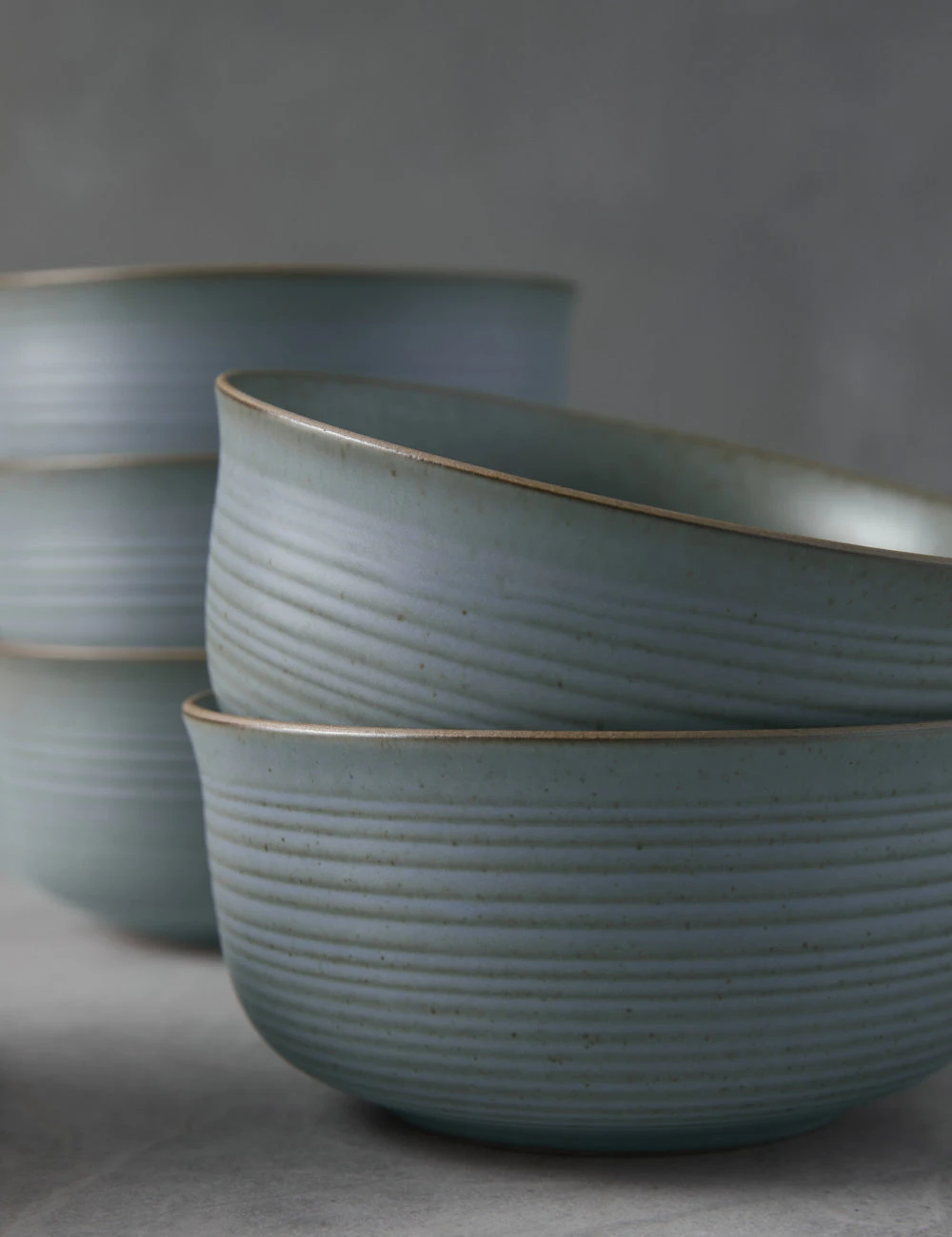 ThomasNatureS-6CerealBowls_Water_4609.jpg Lulu And Georgia Nature Cereal Bowls (Set Of 6) By Thomas For Rosenthal