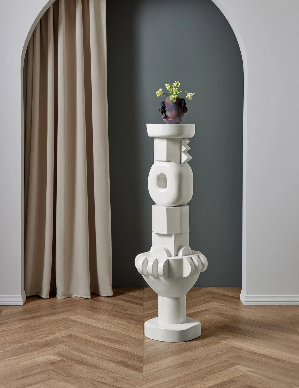 ToivoPedestalTall-9117-SITECROP.jpg Lulu And Georgia Toivo Pedestal By Sarah Sherman Samuel Sarah Sherman Samuel Collection