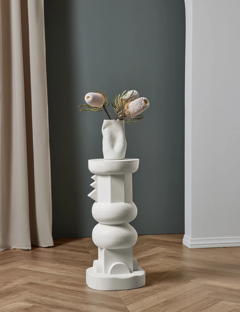 ToivoPedestalTall-9122-SITECROP.jpg Lulu And Georgia Toivo Pedestal By Sarah Sherman Samuel Sarah Sherman Samuel Collection