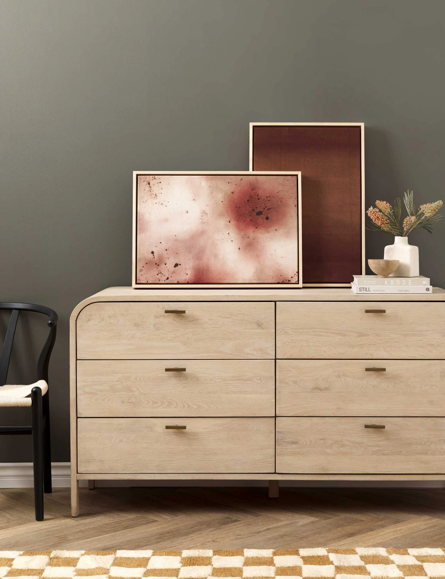 VisualContrastArt_5and12_6443-2_2fc68ca5-7037-4918-acb8-5a1c24d502b2.jpg Lulu And Georgia 'Neutral Abstract No. 5' Wall Art By Visual Contrast