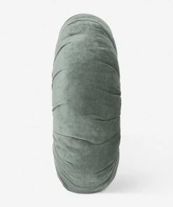 Lulu And Georgia Monroe Velvet Round Pillow Curved + Rounded