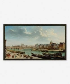 Lulu And Georgia 'A View Of Paris With The Ile De La Cité' Wall Art By Jean-Baptiste Raguenet Walls