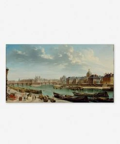 Lulu And Georgia 'A View Of Paris With The Ile De La Cité' Wall Art By Jean-Baptiste Raguenet Walls