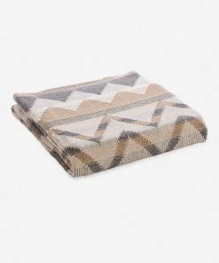 Lulu And Georgia Earth Tones Everly Throw, Multicolor