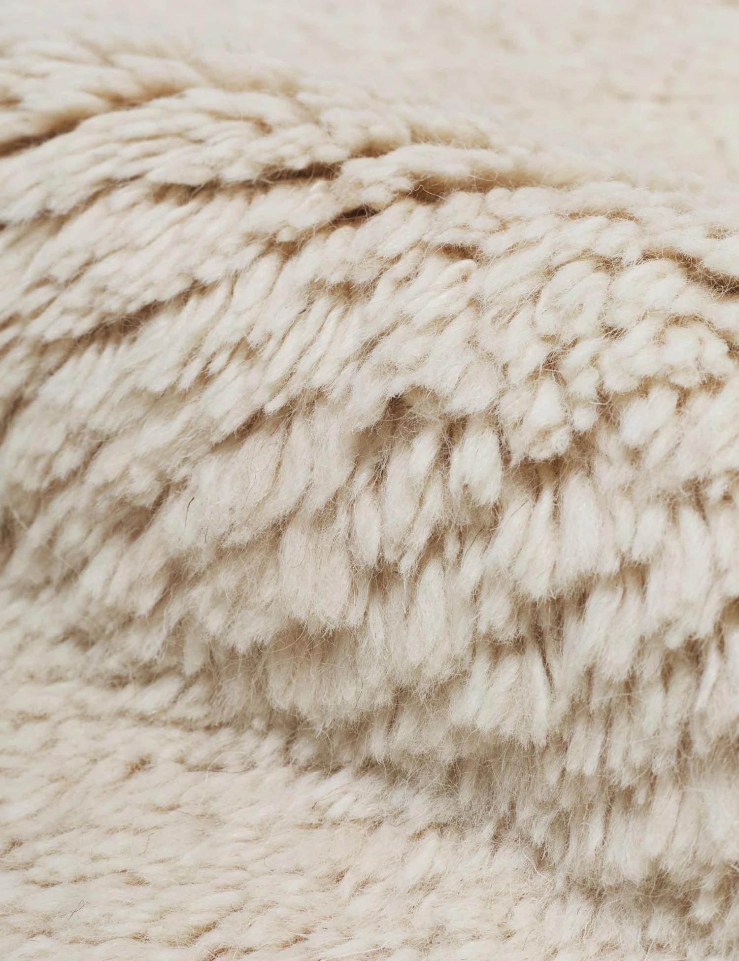 Lulu And Georgia Spring Collection Amir Moroccan Shag Rug, Natural