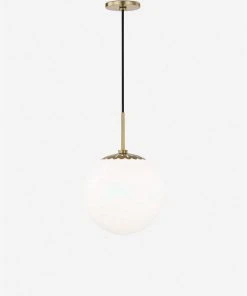 Lulu And Georgia Annetta Pendant Light Curved + Rounded