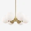 Lulu And Georgia Curved + Rounded Annetta Chandelier