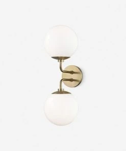 Lulu And Georgia Baila Sconce Curved + Rounded