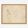 Lulu And Georgia 'Ballet Dancers Rehearsing' Wall Art By Edgar Degas, Original Work Held By The J. Paul Getty Museum Earth Tones