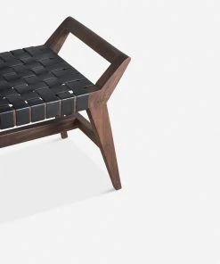 Lulu And Georgia Furniture Glendora Leather Bench