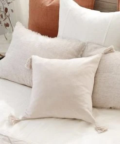 Lulu And Georgia Pom Pom At Home Bianca Pillow Mossy Greens