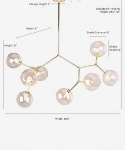 Lulu And Georgia Sculptural Bobbi Chandelier 5 Lulu And Georgia Sculptural Bobbi Chandelier