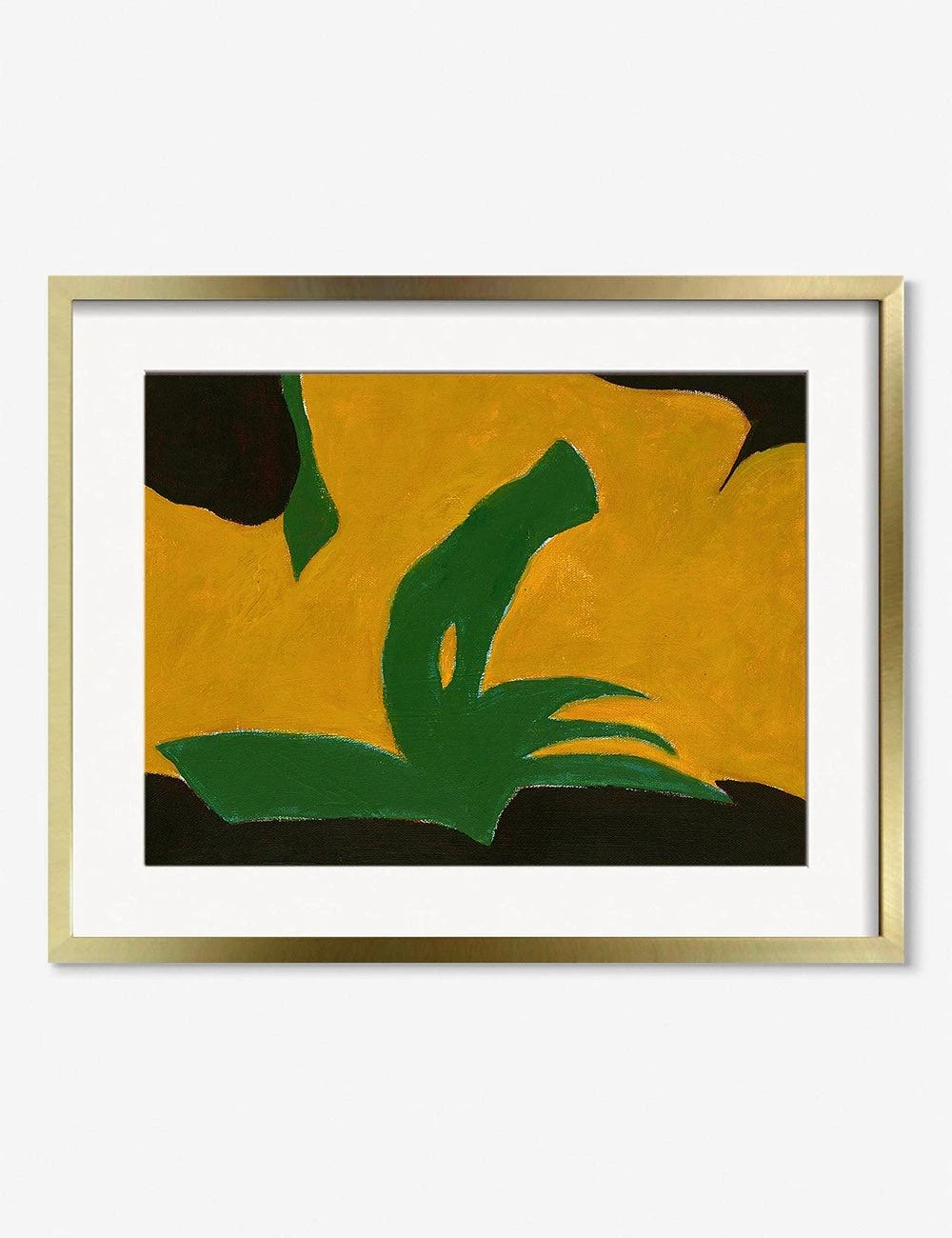 brant_gordon_untitled_gold_frame_d3d3c960-9965-4761-b2d4-770364dad0b6.jpg Lulu And Georgia 'Untitled Abstract' Print By Brant Gordon