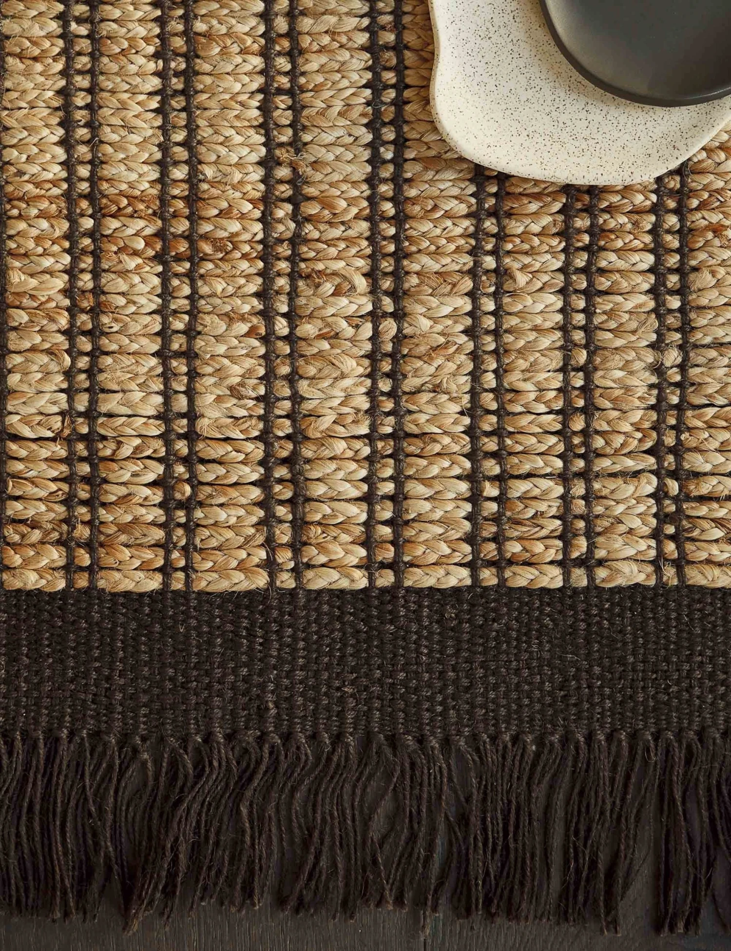 bryn_jute_rug_natural-black-_128-texture-site_crop-1_1_1_e06060a7-ea0a-4c6c-bae7-854b2ab4f97a.jpg Lulu And Georgia Bryn Jute Rug, Natural And Espresso Malene Barnett Kindred Collection