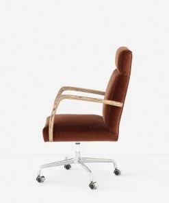 Lulu And Georgia Bouclé + Textural Fabric Camden Office Chair 7 Lulu And Georgia Bouclé + Textural Fabric Camden Office Chair