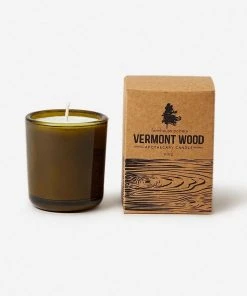 Lulu And Georgia Décor Farmhouse Pottery Vermont Wood Candle