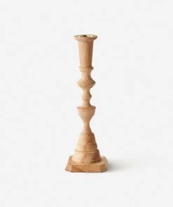 Lulu And Georgia Wooden Georgian Candlesticks