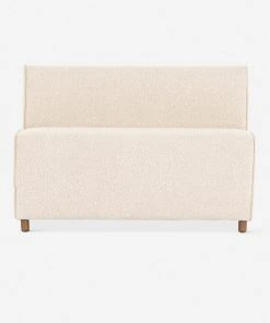 Lulu And Georgia Bouclé + Textural Fabric Lucia Dining Bench 2 Lulu And Georgia Bouclé + Textural Fabric Lucia Dining Bench