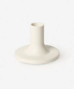 Lulu And Georgia Malene Barnett Kindred Collection Ceramic Taper Candle Holder