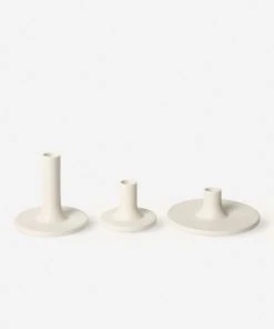 Lulu And Georgia Malene Barnett Kindred Collection Ceramic Taper Candle Holder