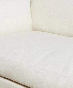 Lulu And Georgia Polyester Linen, Ivory