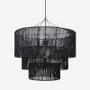 Lulu And Georgia Chavette Chandelier, Black