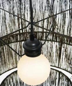 Lulu And Georgia Chavette Chandelier, Black 5 Lulu And Georgia Chavette Chandelier, Black