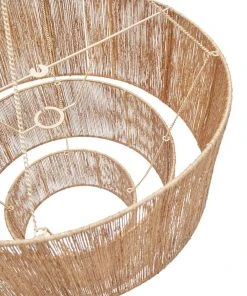 Lulu And Georgia Chavette Chandelier, Natural Outdoor Collection