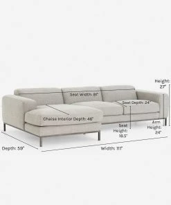 Lulu And Georgia Christie Sectional Sofa Furniture