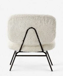 Lulu And Georgia Bouclé + Textural Fabric Amanda Accent Chair