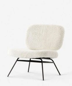 Lulu And Georgia Bouclé + Textural Fabric Amanda Accent Chair